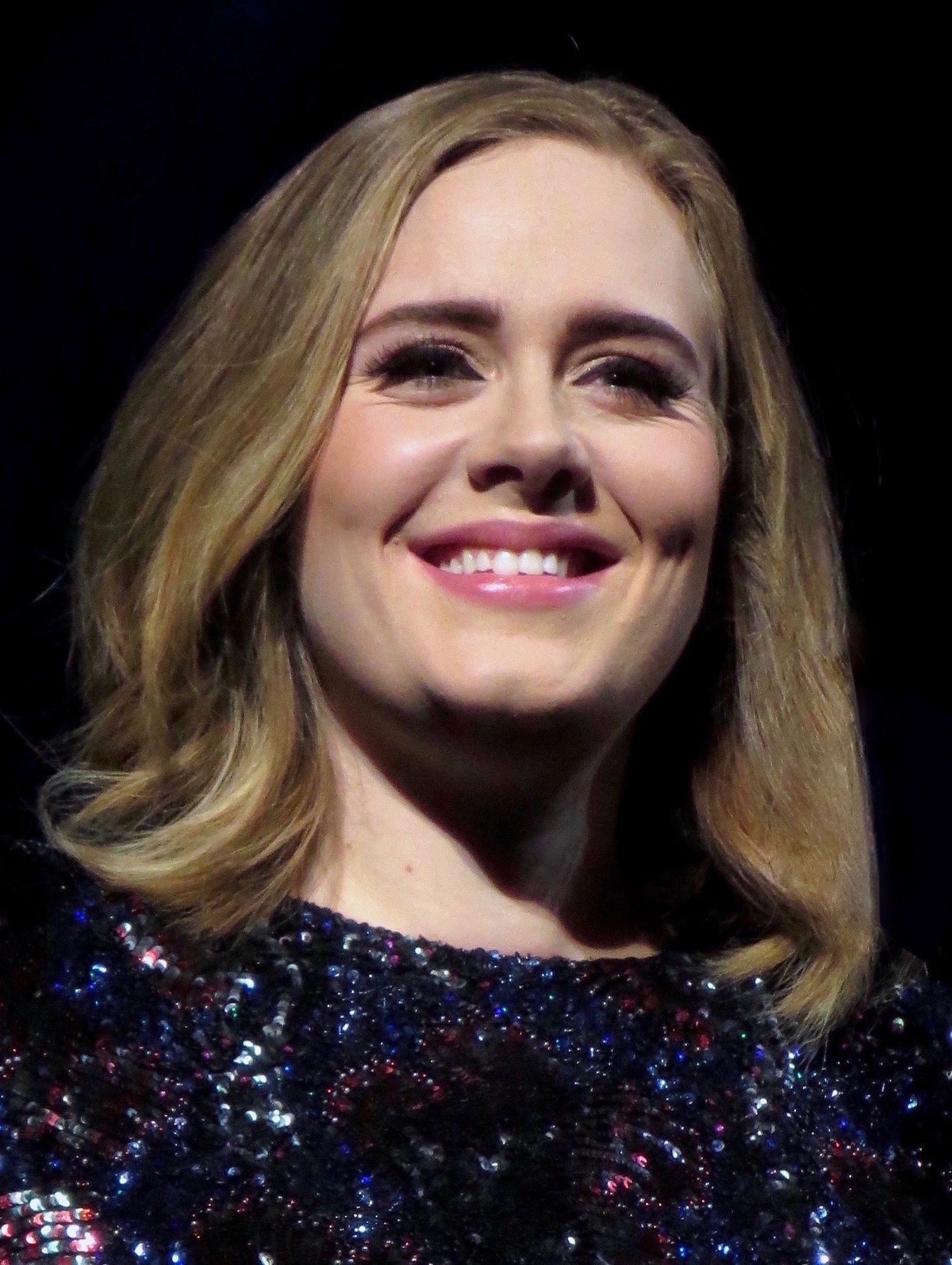 Adele performing at Glasgow SSE Hydro, March 26, 2016.
